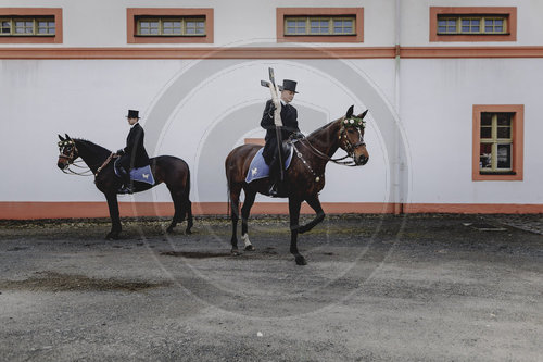 Osterreiter in der Oberlausitz