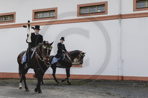 Osterreiter in der Oberlausitz