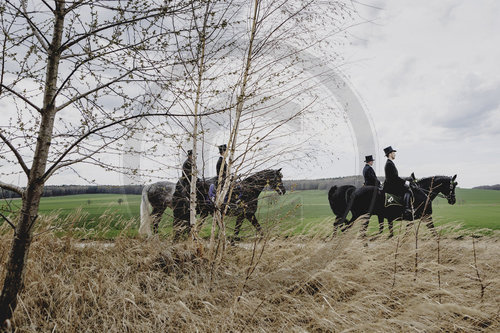 Osterreiter in der Oberlausitz