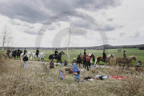 Osterreiter in der Oberlausitz
