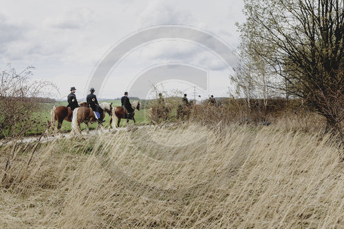 Osterreiter in der Oberlausitz