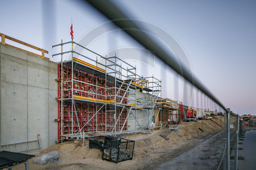 Verlassene Baustelle