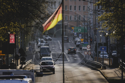 Grenzkontrolle an der deutsch-polnischen Grenze
