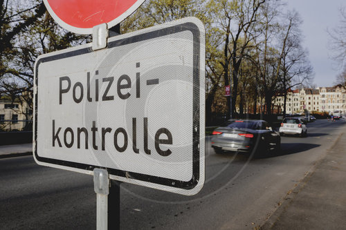 Grenzkontrolle an der deutsch-polnischen Grenze