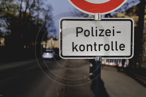 Grenzkontrolle an der deutsch-polnischen Grenze