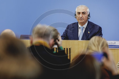 Pressekonferenz mit Reza Pahlavi