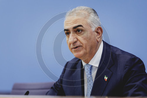 Pressekonferenz mit Reza Pahlavi