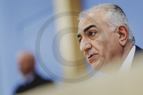 Pressekonferenz mit Reza Pahlavi
