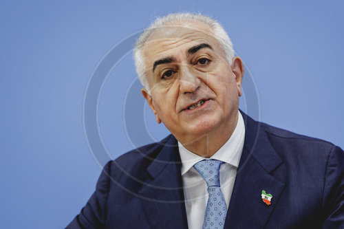 Pressekonferenz mit Reza Pahlavi