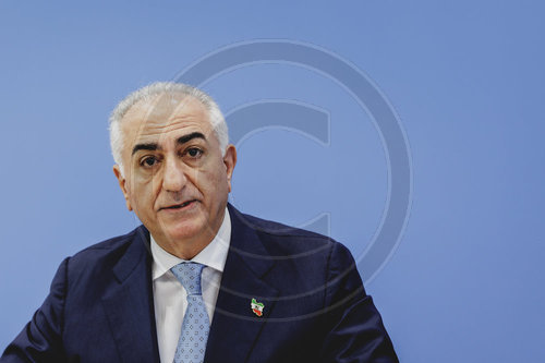 Pressekonferenz mit Reza Pahlavi