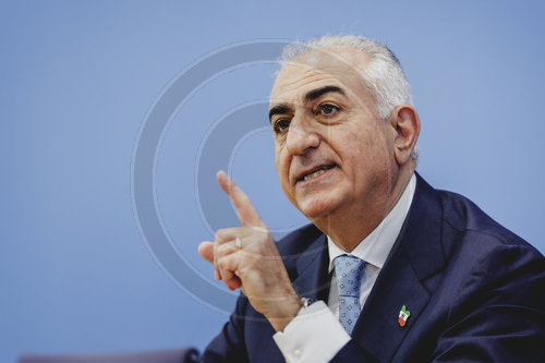 Pressekonferenz mit Reza Pahlavi