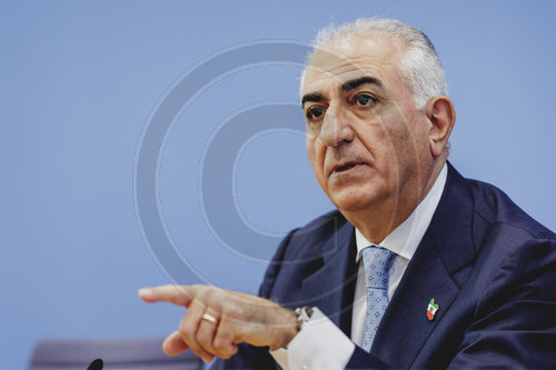 Pressekonferenz mit Reza Pahlavi