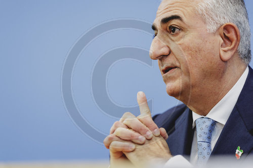 Pressekonferenz mit Reza Pahlavi