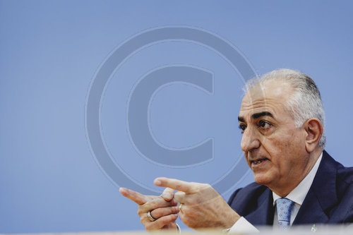 Pressekonferenz mit Reza Pahlavi