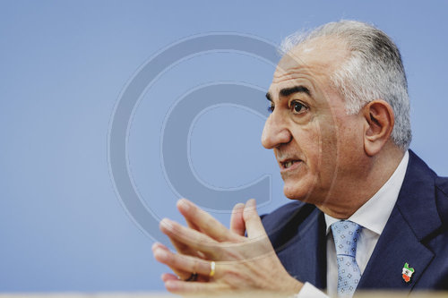 Pressekonferenz mit Reza Pahlavi