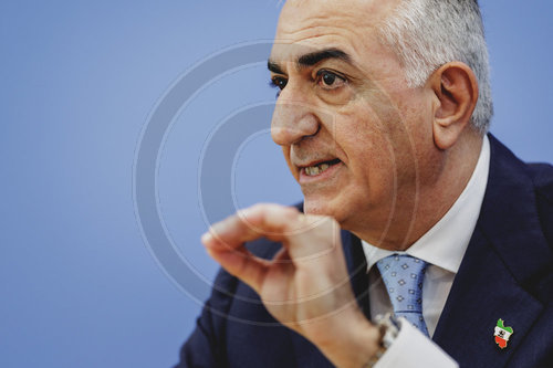 Pressekonferenz mit Reza Pahlavi