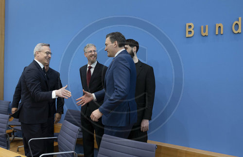 Evan, Solomon, kanadischer Minister f‚àö¬∫r k‚àö¬∫nstliche Intelligenz und digitale Innovation und Karsten Wildberger, Minister f‚àö¬∫r Digitales und Staatsmodernisierung