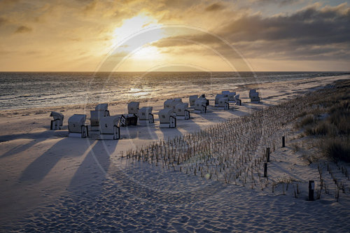 Sonnenaufang am Strand von Prerow