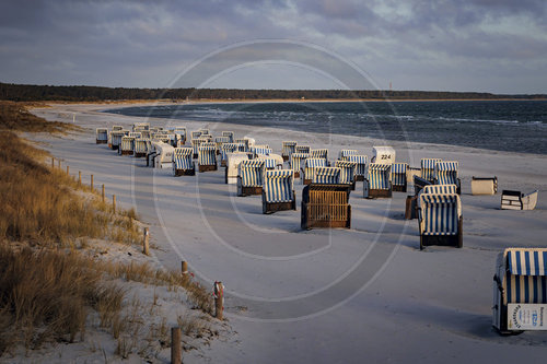 Sonnenaufang am Strand von Prerow