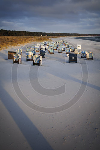 Sonnenaufang am Strand von Prerow