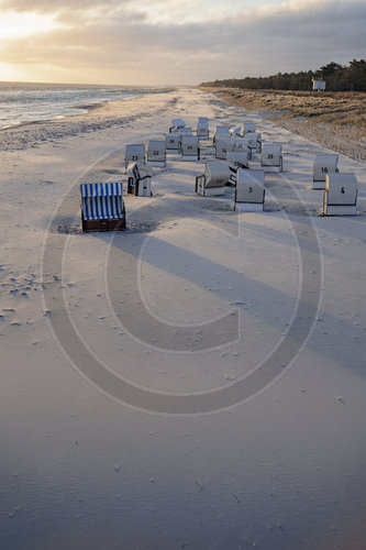 Sonnenaufang am Strand von Prerow