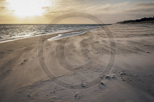 Sonnenaufang am Strand von Prerow