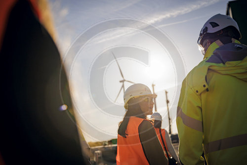 Katherina Reiche besucht Konverterstation
