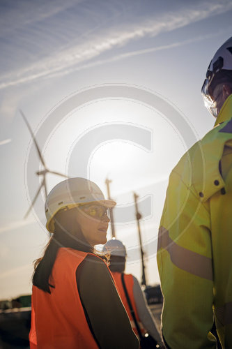 Katherina Reiche besucht Konverterstation